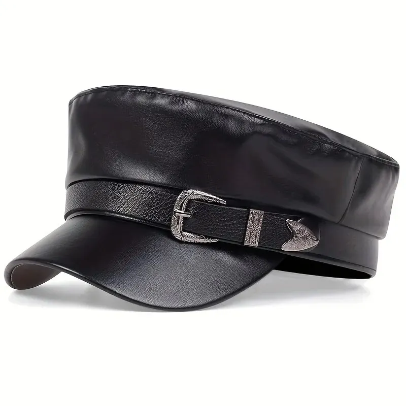 Leather Work Hat - Chapeaux de marin en cuir à