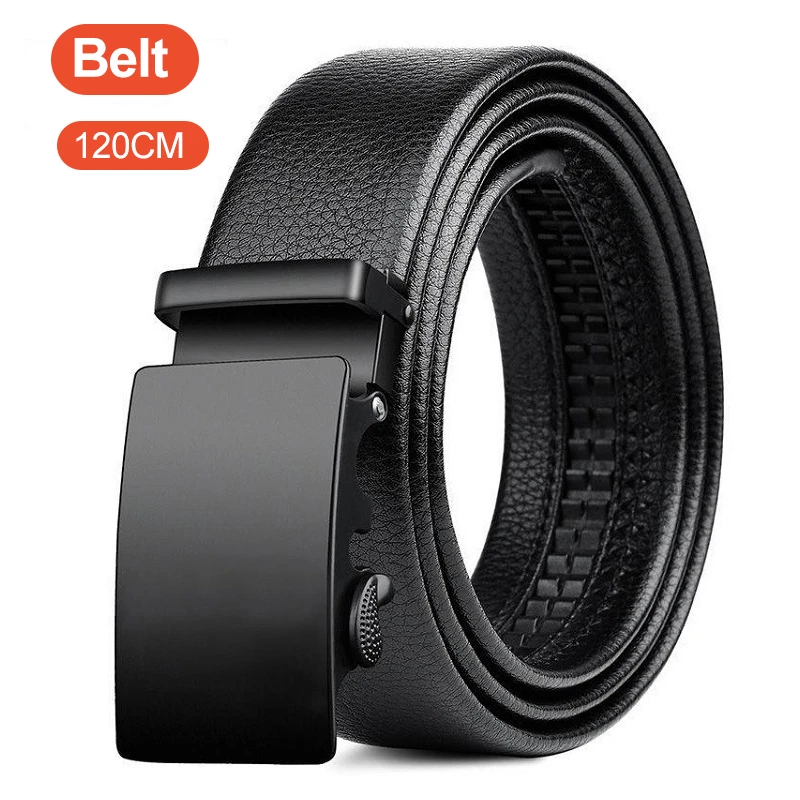 Leather Works Belt - Ceinture pour hommes d'affaires en métal