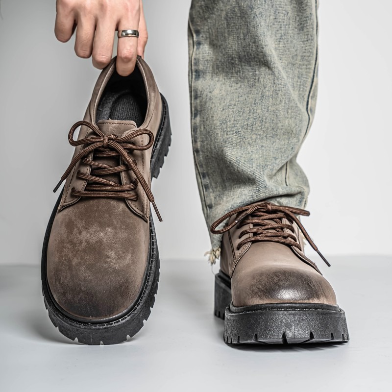 Leather Work Outfit - Chaussures décontractées formelles simples pour hommes,