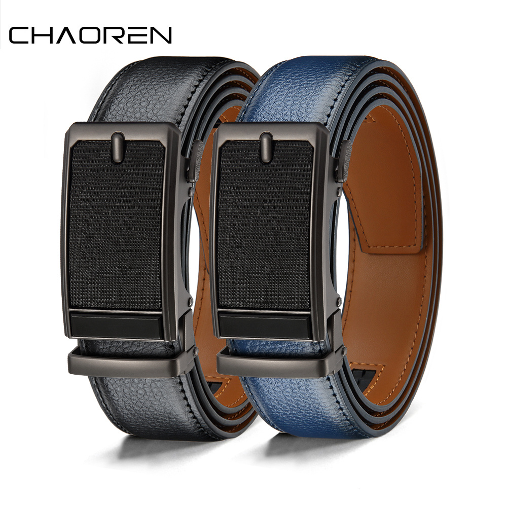 Leather Works Belt - Ceintures pour hommes avec boucle automatique
