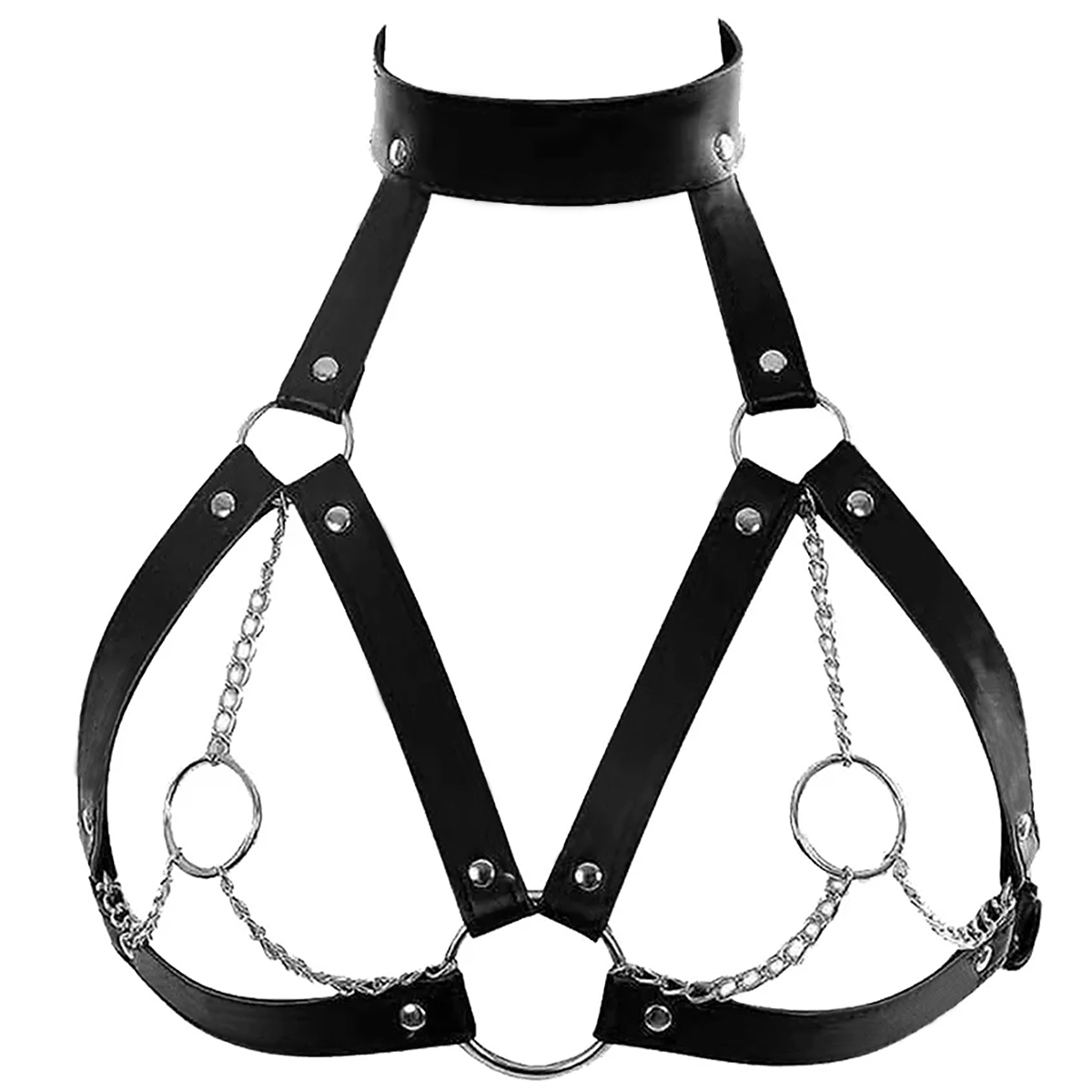 Leather Work Harness - Ceinture de poitrine SFP pour femme,