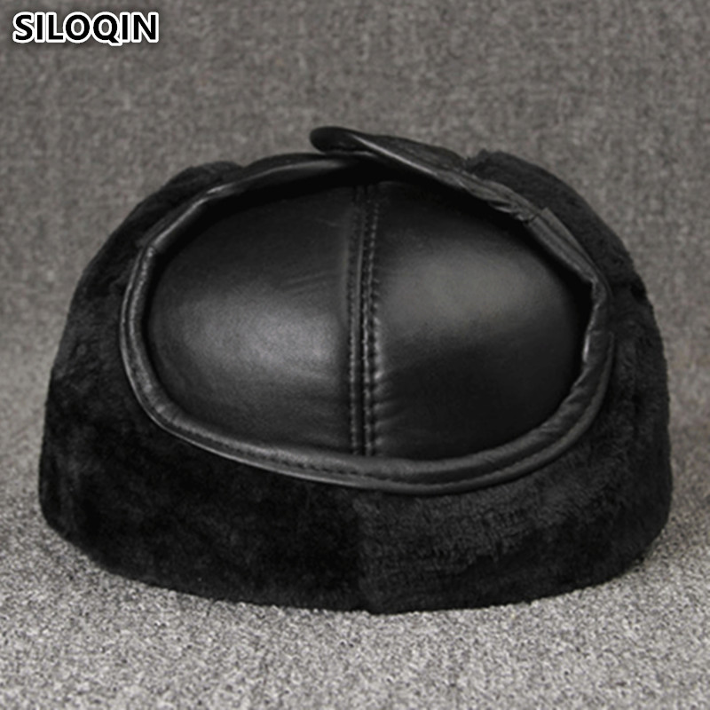 Leather Work Hat - Casquettes en cuir véritable, chapeaux d'hiver