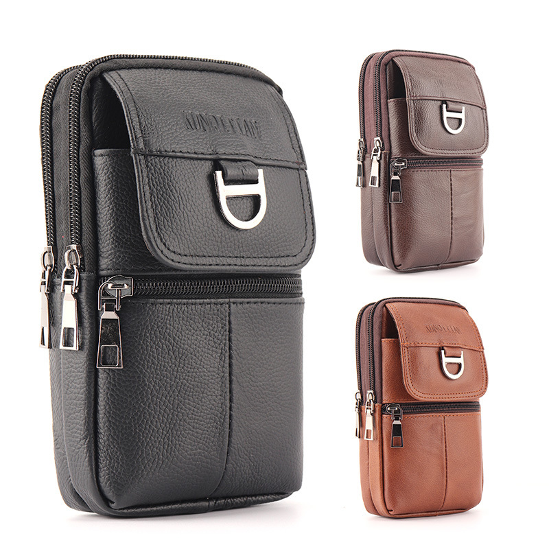 Leather Works Belt - Sac banane en cuir pour homme