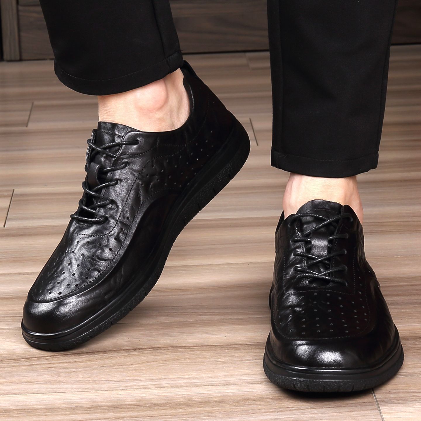 Chaussures décontractées en cu - Leather Work Outfit avis et prix