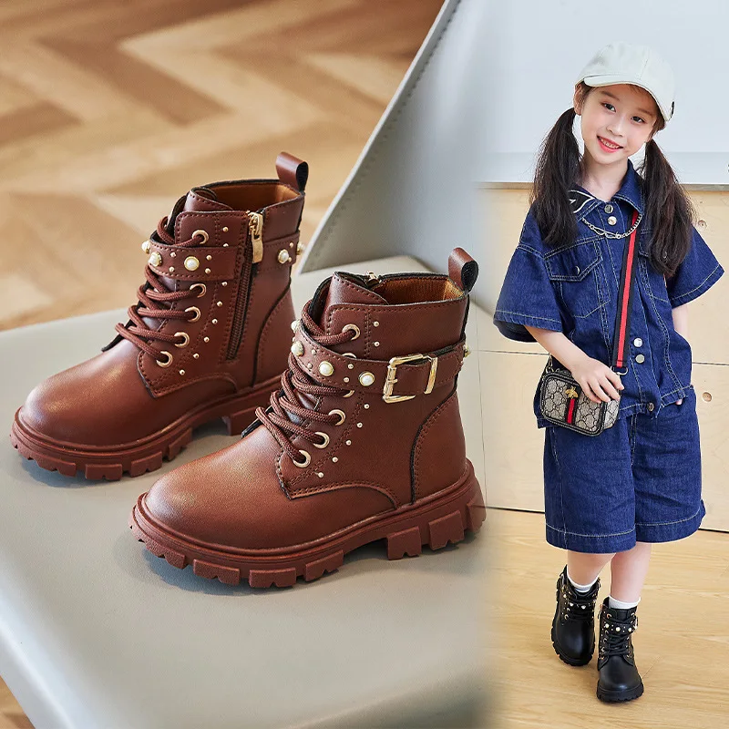Bottes courtes chaudes doublée - Leather Work For Kids avis et prix