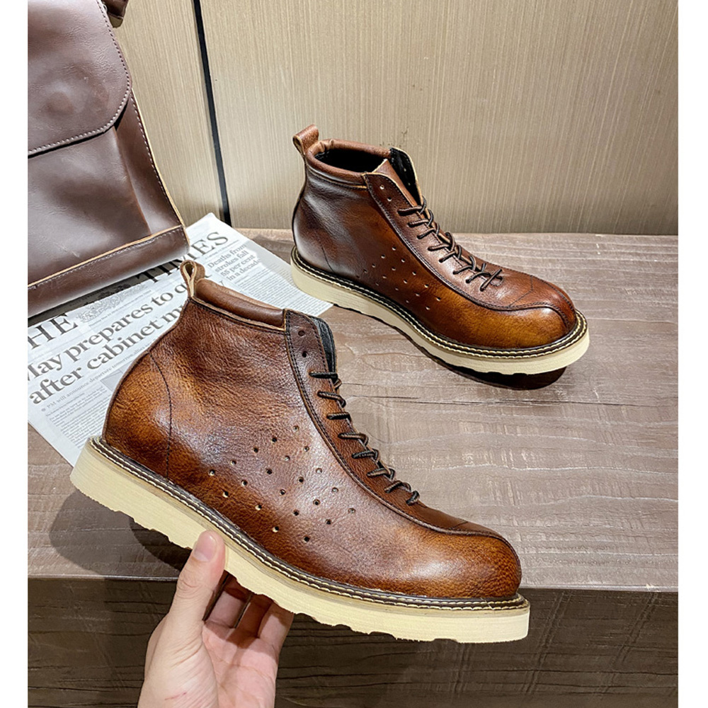 Bottes Chelsea ajourées en cui - Leather Work Outfit avis et prix