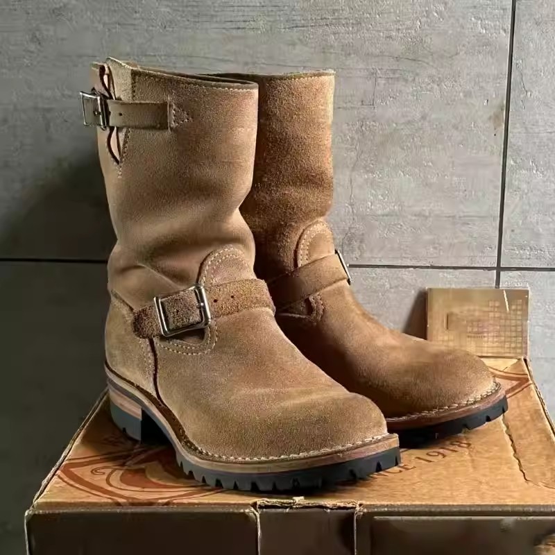 Bottes de travail kaki en velo - Leather Works Belt avis et prix