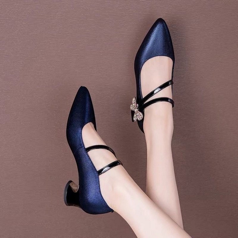 FHC – talons mi-hauts en cuir  - Leather Work Outfit avis et prix