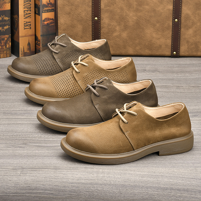 Chaussures rétro tout en cuir  - Leather Work Outfit avis et prix