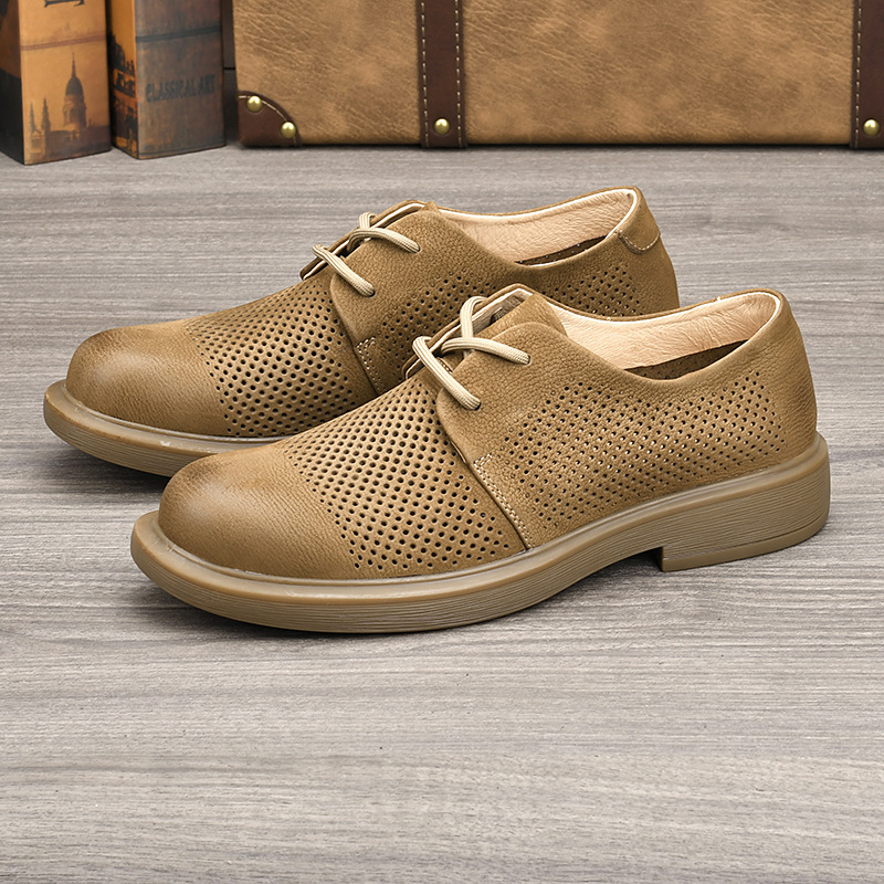 Chaussures rétro tout en cuir  - Leather Work Outfit avis et prix