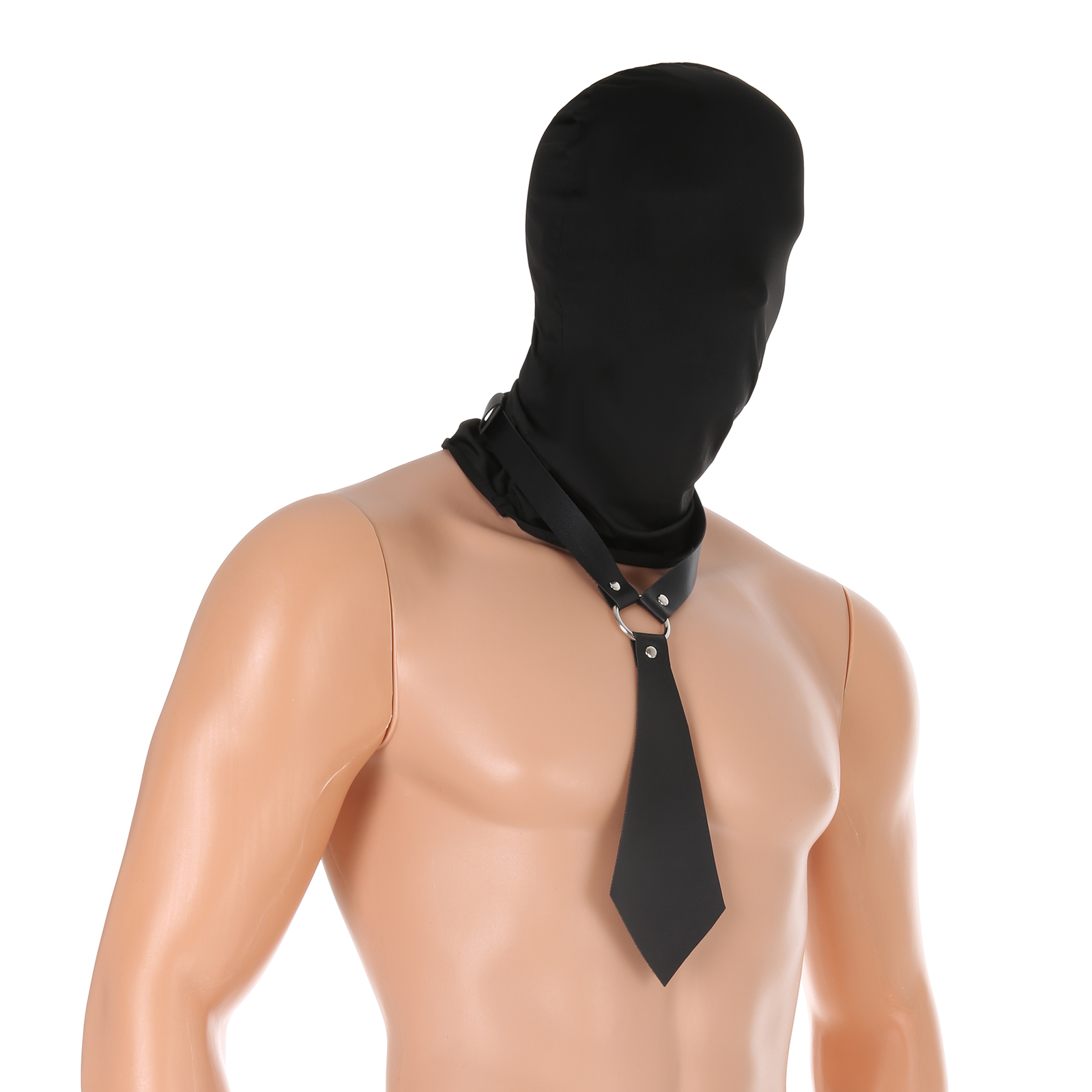 Hommes Faux cuir cravate col t - Leather Work Hat avis et prix