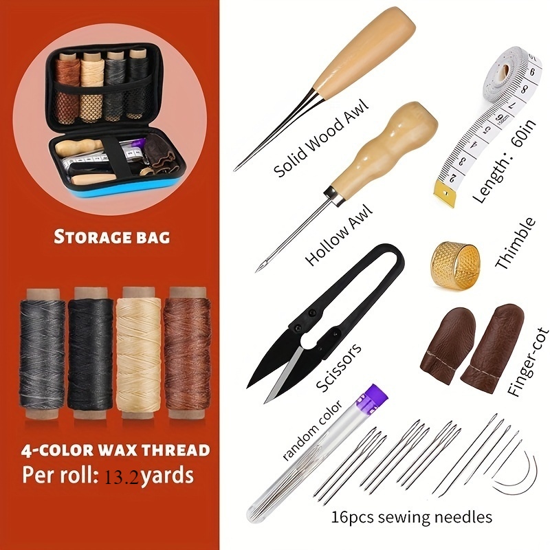 Kit de couture du cuir, kit de - Leatherwork Needles avis et prix