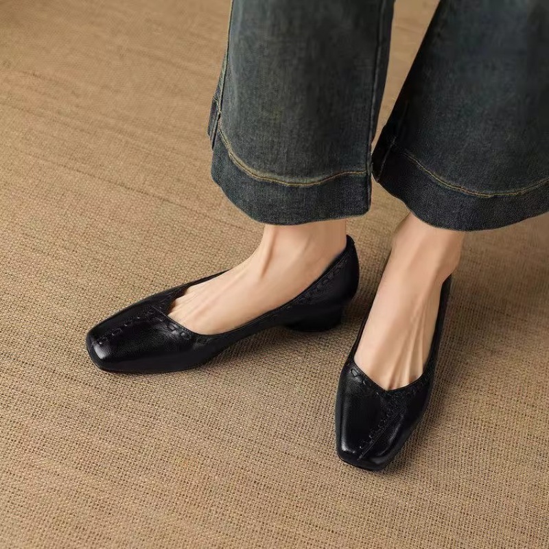 Chaussures plates élégantes à  - Leather Work Outfit avis et prix