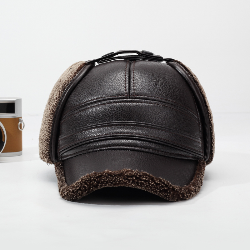 Casquette en cuir PU pour homm - Leather Work Hat avis et prix