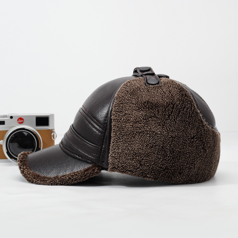 Casquette en cuir PU pour homm - Leather Work Hat avis et prix