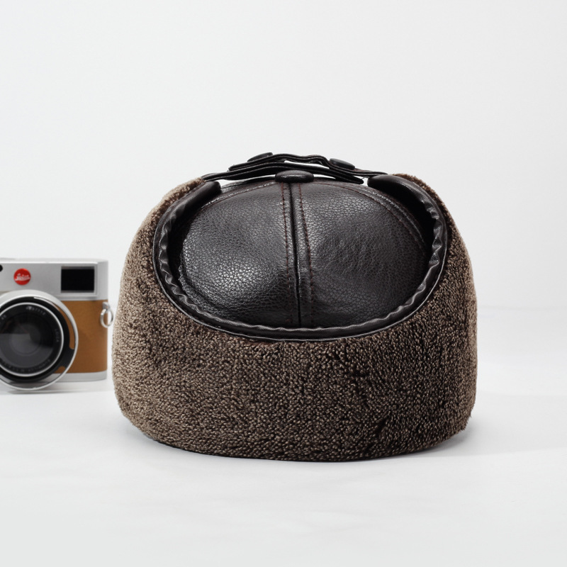 Casquette en cuir PU pour homm - Leather Work Hat avis et prix
