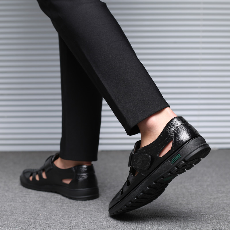 Sandales en cuir pour hommes é - Leather Work Outfit avis et prix
