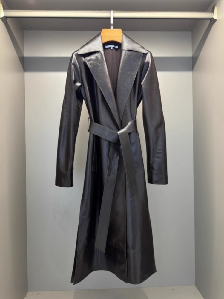 Manteau Long en Cuir group ave - Leather Works Belt avis et prix
