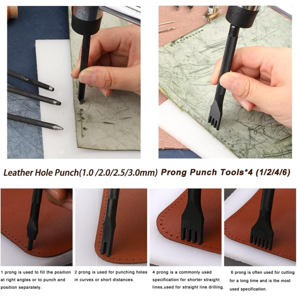 Outils de travail du cuir Kit  - Leatherwork Or Leathercraft avis et prix