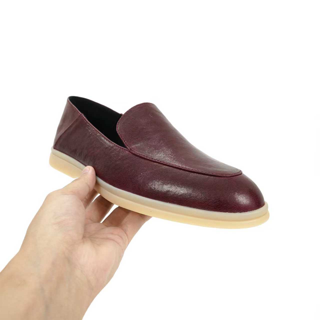 Chaussures à enfiler en cuir d - Leather Work Outfit avis et prix