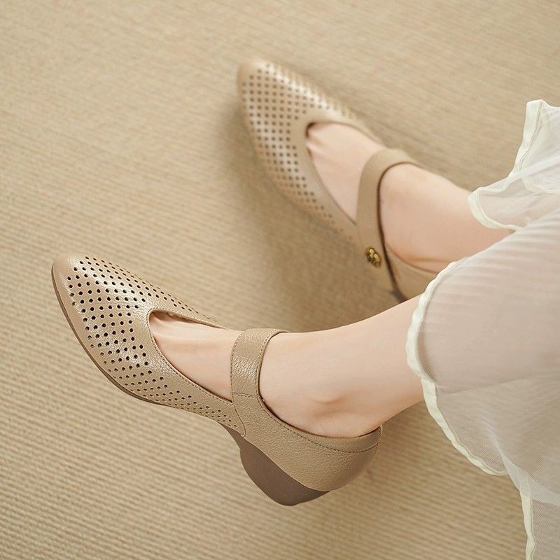 Escarpins compensés Mary Jane  - Leather Work Outfit avis et prix