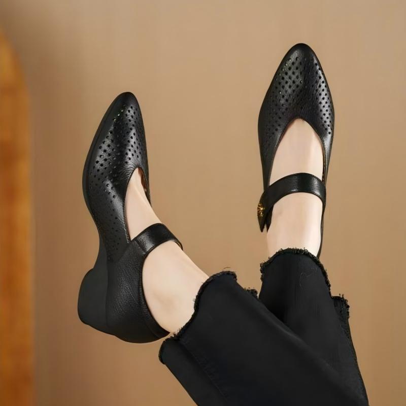 Escarpins compensés Mary Jane  - Leather Work Outfit avis et prix