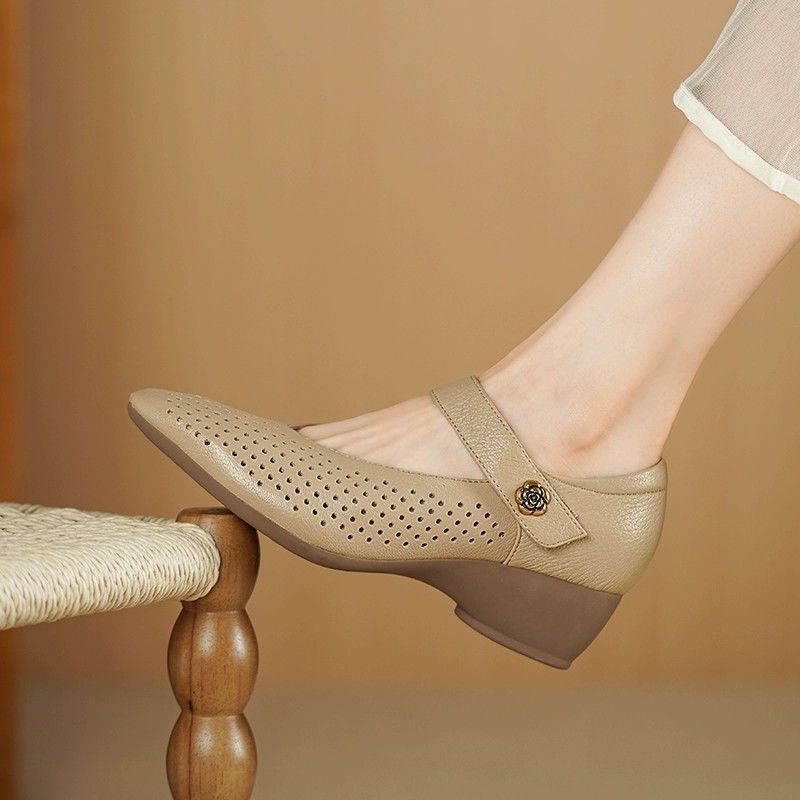 Escarpins compensés Mary Jane  - Leather Work Outfit avis et prix