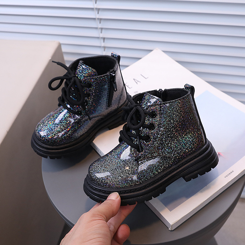 Bottes courtes en cuir PU scin - Leather Work For Kids avis et prix